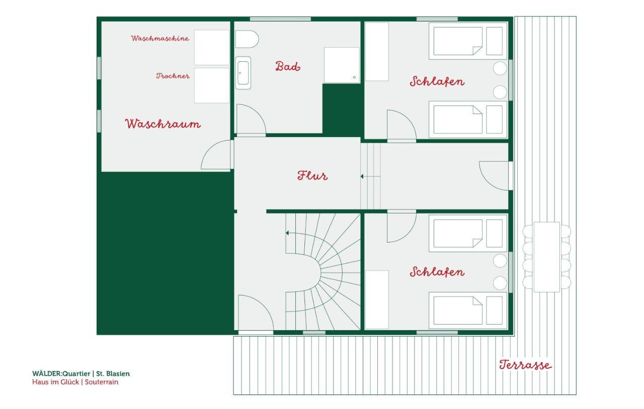 Willa Waelder: Quartier Haus Im Glueck St. Blasien Zewnętrze zdjęcie